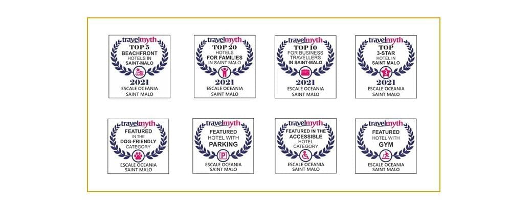 Logos d'Escale Oceania Saint-Malo aux Oceania Hotels
