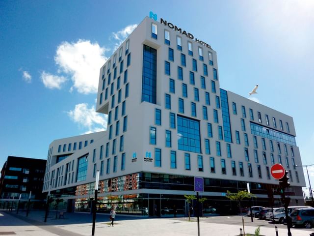 The exterior of Nomad Hotels